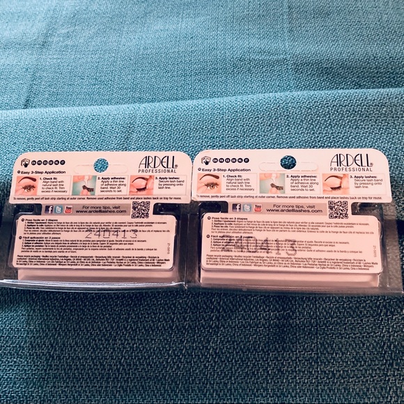 4 Pkgs Ardell #105 Eyelashes 2 Natural 2 Glamour - Picture 4 of 5